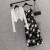 弗仑诺春秋季套装女洋气穿搭一整套早秋2024新款印花吊带裙网衫两件套 黑色开衫套装 2XL[130-150斤]