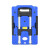 行李车搬运手推车拉货平面板小拖车便携折叠轻便手拉车ONEVAN VT06实用版光面五轮蓝