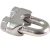 鑫和通 304不锈钢钢丝绳夹头 u型卡头锁扣卡扣 M8(5个）