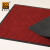 爱柯布洛斯佳D型 双条纹吸水防滑除尘地垫型D型6.5mm 酒红色 0.9*1m