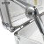 安赛瑞 手提式密码工具箱 铝合金精密仪器箱保险存储箱 证件收纳箱铝箱 36×24×10cm 银色空箱 28467