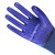 牛郎星 劳保手套pvc胶皮手套点珠铠甲手套防水防油耐磨工地作业PS888 蓝（12付）