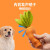 么哇（MEWAJUMP）狗玩具宠物解闷玩具发声胡萝卜磨牙耐咬中小型犬用品边牧柯基玩具 胡萝卜（桔色）+大号洁齿骨（桔色）