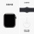 Apple watch s9不锈钢表壳 苹果运动手表iwatch s9男女通用 石墨色不锈钢+午夜色运动表带 S/M 45mm 蜂窝款【12期-免息】
