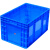 周转箱塑料长方形加厚物流箱带盖塑料框塑料箱收纳箱胶箱养鱼箱 400-230箱：40*30*23cm 灰色箱子