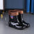 高水防水正力男士雨鞋高筒短雨靴定制防滑适用绒套耐酸碱加厚鞋 厚底矮中-加棉套 39