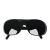 烧电焊眼镜焊工专用防护平光墨镜透明氩弧二保焊防强光打眼护目镜 黑色20个
