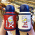 世宝 奥特曼儿童保温杯男孩带吸管水杯子316食品级幼儿园上学专用 蓝色 500ML