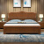 皇家故事（LouisStory） 床中式实木床1.8米高箱储物床现代简约1.5米双人婚床卧室家具 床+8cm棕垫+1床头柜 【气压款】1.5*2m