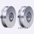 加厚45#钢U型钢丝绳滑轮/圆管轨道轮子/铁门槽轮/弯管轮/槽钢槽轮 220U槽宽33mm