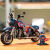 酷克莱兼容乐高美国队长摩托车复仇者联盟漫威英雄钢铁侠人仔男积木玩 美国队长摩托(243片+1人仔)