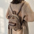 酷奇袋鼠（KUQIDAISHU）小包包女夏2021新款潮时尚英伦风书包休闲百搭双肩包小众迷你背包 咖啡色