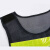 谋福 CNMF 8411 黑色网格反光背心 施工安全服出行安全警示绿化衣服 反光衣反光马甲（黄网白晶格款）