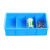 冠峰GF 四格箱/蓝350*200*85 分格收纳盒零件盒塑料盒子多格五金螺丝盒格子分隔盒周转箱长方形GF-46