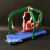 滑板滑车电力滑椅钢绞线滑车通讯滑车高空双滑板车滑椅线缆工具优 单轮红铁轮滑椅