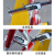 Matsuki玛塔思 伸缩护栏 电力围栏可移动式折叠隔离栏 施工围网玻璃钢绝缘安全路障栏 红白管式1.2*4米定制