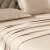 La Torretta床单单件 100支抗菌长绒棉纯色贡缎全棉床单床罩 香槟金245*250cm