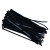 飞尔（FLYER）黑色尼龙扎带 7.2×200mm 自锁式捆扎带 扎线带 理线带【250根装】
