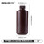 比克曼生物（BKMAM）PP塑料试剂瓶大广口瓶耐高温酸碱化学实验室样品瓶 【小口棕色】500mL-10个/包 1包
