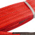 朝佳PLA176彩色扁平吊装带 承重5吨*带宽125mm*长10米 红色1根 起重吊带拖车绳 定制