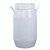 京采无忧  发酵桶食品级塑料桶酵素桶带盖密封储水桶困水桶  20L立圆桶（特厚款带内盖)