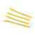 黄绿BVR双色光伏板接地线小黄线4平方桥架跨接线2.5/6线定制 6平方总长10cm带护套【100条】