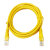 创优捷 六类成品网线 CAT6-Y015U 1.5米 黄色 非屏蔽千兆网络连接线
