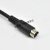 陆杰电子科技MD8圆口专用下载线USB232蓝线加DVP黑线1米通讯线 USB-232蓝线+DVP黑1米