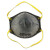 耐呗斯 NBS9537CP杯型口罩 KP95级别 工业防尘防油性颗粒物罩杯口罩 无呼吸阀20只/盒 灰色