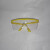 护目镜儿童幼儿园学生防风沙尘实验眼镜防冲击飞溅防弹弓水弹眼镜 黄架白镜（10-15岁）