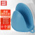 赫思迪格 硅胶防烫手夹 微波炉烤箱耐高温隔热手套  蓝色（10个） JG-1720