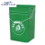 30l带盖把手提铁皮方桶40l户外垃圾圆形油漆桶收纳果皮箱铝塑内桶 手提方桶30L(31x25x43cm)