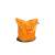 庄太太【橘色一扫光拉链中转袋】加厚防水耐磨打包袋环保集包袋快递物流中转袋ZTT-9246B