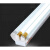加达斯LEDT8双管日光灯全套带罩支架灯一体化超亮长条荧光灯超市教室灯 1.2米单管平盖【全套LED30W】