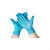 沸耐笙 FNS-01843 一次性PVC手套无粉混复合丁腈透明隔离防护检查手套防水防油 蓝色复合丁腈XL码 蓝色 包