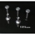 螺丝M3内牙磁柱led安装控制吸附卡固定吸顶灯改造定制式主板磁铁 50套(1315装好磁铁+螺丝)