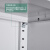 圣极光工具柜工厂多功能置物柜双开门零件柜可定制G4573白色二抽