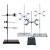 白玉大理石滴定台 实验室酸碱滴定用固定架 滴定管实验支架全套 小铁圈