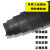 黑色细条纹橡胶板绝缘胶垫地板地毯耐磨防滑垫3mm5mm胶皮垫板 细条纹 1米*10米*3毫米