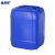 美奥帮 液体存储桶 25L化工塑料桶 堆码油桶 加强筋25升方形储水桶 蓝色