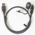 极焰USB连接器90度弯转换头MSDD90350母公带半米电缆22mm安装孔传数据 MSDD90341-2.0-0.3m
