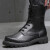 星工（XINGGONG）马丁靴 特种作战靴 牛皮高帮耐磨钢包头防砸防穿刺安全鞋 普通款36码