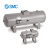 SMC 增压阀用气罐 VBAT-X104系列 符合中国压力容器规程 官方直售 SMC VBAT20A1-T-X104