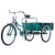 PYKR 1米长车厢绿色款大三轮脚踏车自行车带货运拉货大人人力三轮车绿色常规款QG31-2sp绿色车厢