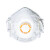 一护 KN95杯型带呼吸阀口罩 耳戴式 防雾霾PM2.5防飞沫防颗粒口罩 6005V 10支/盒 KN95