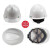 君御 MSA 10172901 V-GardPE标准型安全帽 PE帽壳超爱戴  单位：个 红色