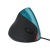 品怡 有线办公鼠标 USB人体工学立式垂直二代光电鼠标 黑色