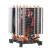 AVC6铜管热管cpu散热器1155 AMD2011针 X79台式机超静音风扇 1366 六热管 4线温控(双风扇 彩灯)
