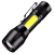 手电筒可充电式超亮远射家用迷你户外小型便携长续航耐用 中号-带侧灯
