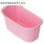 泡澡桶大人浴桶洗澡桶沐浴桶浴缸洗澡盆儿童塑料浴盆全身 [加厚加高]粉色1.2米 有盖